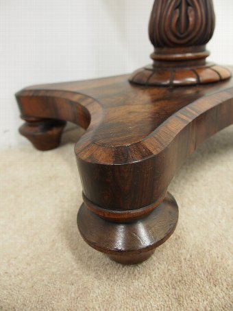 Antique Regency Fold Over Games Table