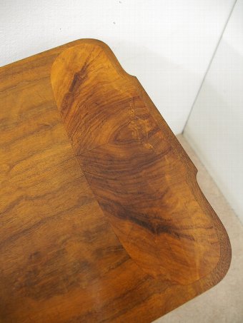 Antique Whytock and Reid Figured Walnut Side / Library Table