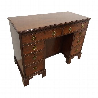 George III Style Mahogany Dressing Table
