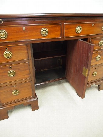 Antique George III Style Mahogany Dressing Table