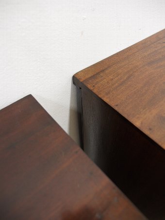 Antique Pair of Mahogany Open Bookcases