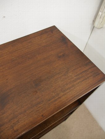 Antique Pair of Mahogany Open Bookcases