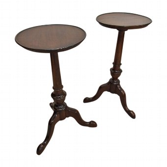 Pair of Georgian Style Mahogany Wine Tables
