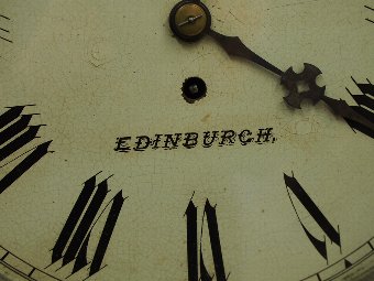 Antique Circular Clock by Andrew Barrie, Edinburgh