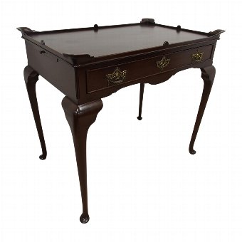Dutch Mahogany Silver Table
