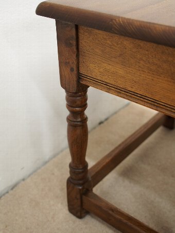 Antique Solid Oak Nest of 3 Tables