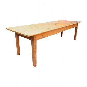Large Pine Kitchen Table.  