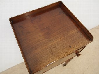 Antique George III Figured Spanish Mahogany Pot Cupboard