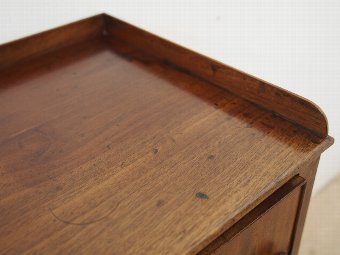Antique George III Figured Spanish Mahogany Pot Cupboard