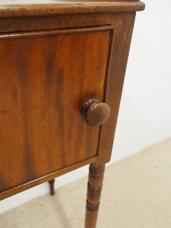 Antique George III Figured Spanish Mahogany Pot Cupboard