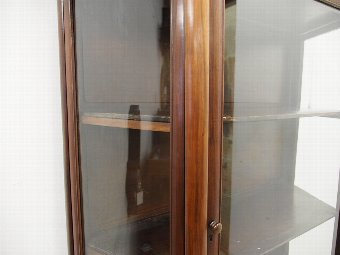 Antique Hardwood Display Cabinet