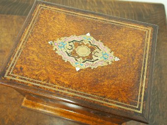 Antique Amboyna Decanter Box