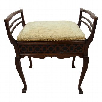 Mahogany Piano Stool