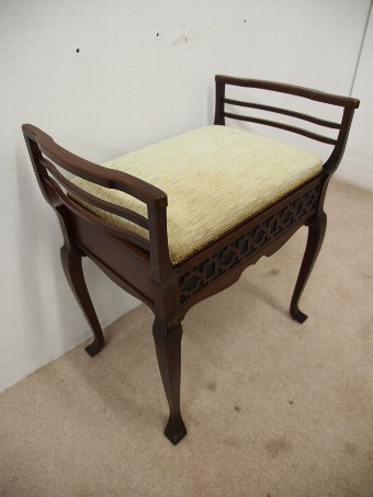 Antique Mahogany Piano Stool
