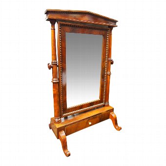 Mahogany Biedermeier Toilet Mirror