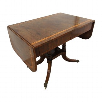 Regency Mahogany Sofa Table
