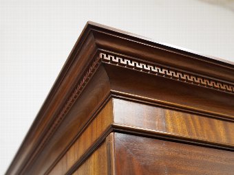 Antique George III Mahogany Linen Press