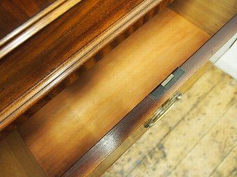 Antique George III Mahogany Linen Press