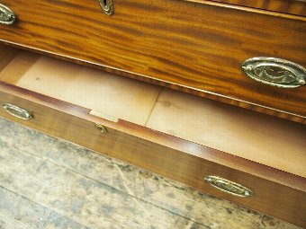 Antique George III Mahogany Linen Press