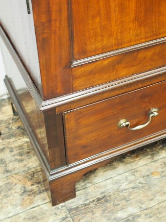 Antique Georgian Mahogany Two Door Wardrobe