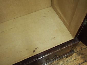 Antique Georgian Mahogany Two Door Wardrobe