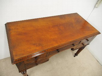 Antique Mid Victorian Mahogany Side Table