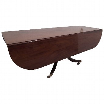 Mahogany Drop Leaf Dining Table