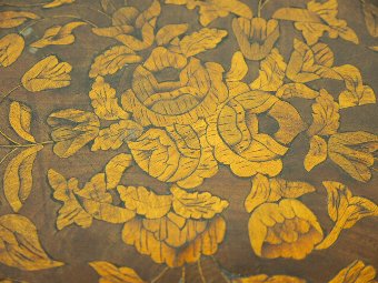 Antique Marquetry Miniature Table