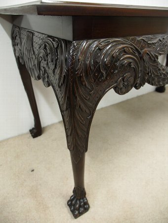 Antique George II Chippendale Style Mahogany Hall Table