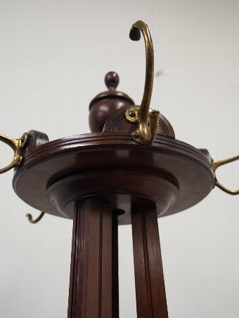 Antique Circular Mahogany Hall Stand