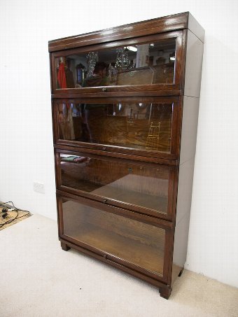 Antique Oak Sectional Bookcase by Globe Wernicke