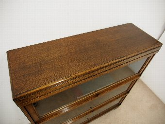 Antique Sectional Oak Bookcase by Globe Wernicke