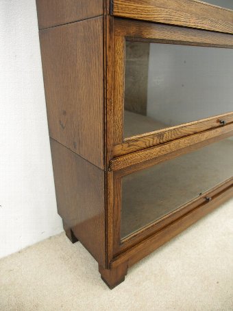 Antique Sectional Oak Bookcase by Globe Wernicke