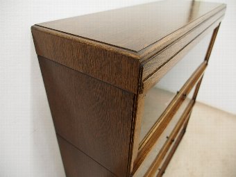 Antique Sectional Oak Bookcase by Globe Wernicke