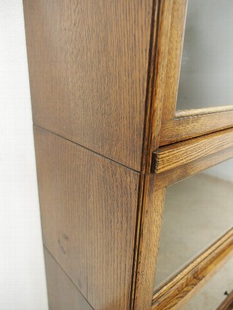 Antique Sectional Oak Bookcase by Globe Wernicke