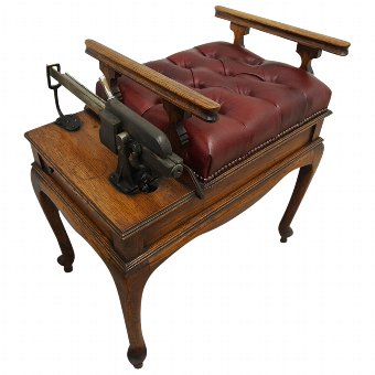 Oak Framed Jockey Scales