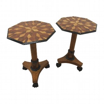 Pair of Regency Style Occasional Tables
