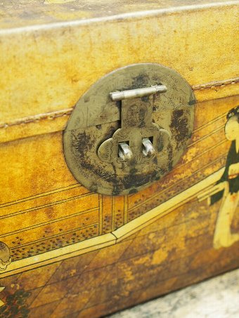 Antique Small Travel Trunk