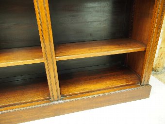 Antique Mahogany Open Bookcase