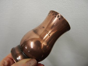 Antique Set of 14 Victorian Copper Spirit Measures
