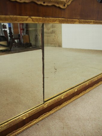 Antique George II Style Gilt and Mahogany Mirror