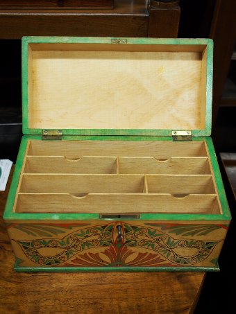 Antique Art Nouveau Stationery Box