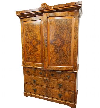  Walnut Estate Cupboard by John Taylor of Edinburgh