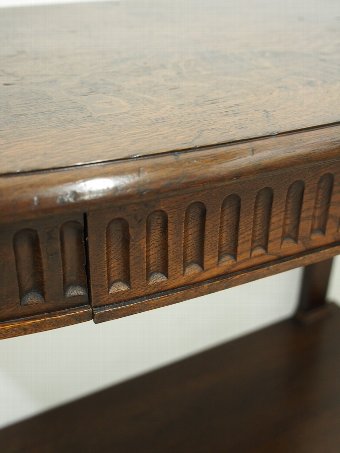 Antique Early Victorian Oak Hall Table