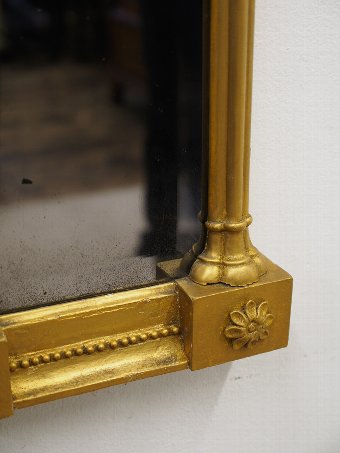 Antique Regency Style Giltwood Pier Mirror