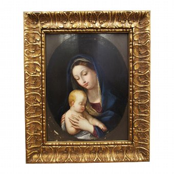  Oil Painting of Madonna and Child