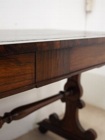 Antique Rosewood Library Table 