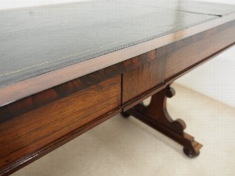 Antique Rosewood Library Table 