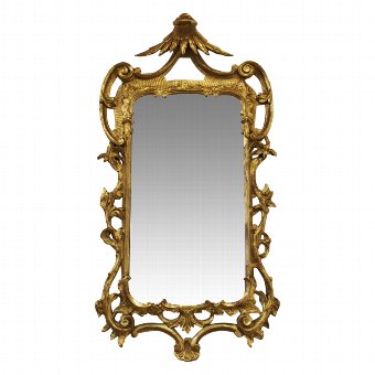 Chippendale Style Carved Gilt Mirror