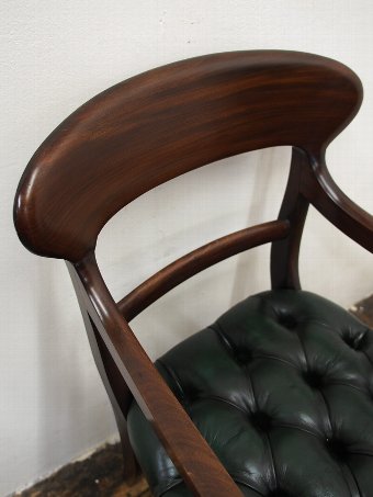Antique Early Victorian Mahogany Carver Chair